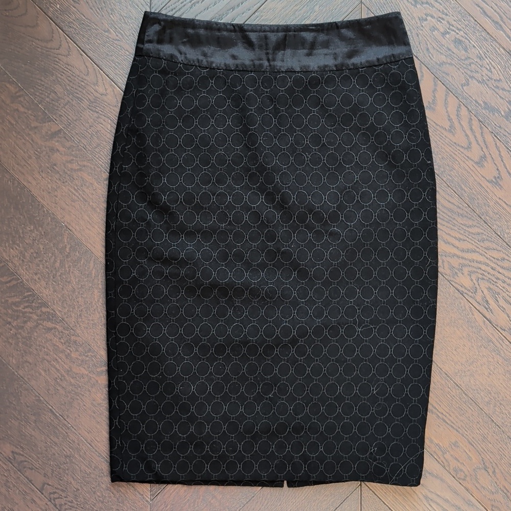 Sandra Angelozzi | Classy Black Wool Pencil Skirt | Size 0